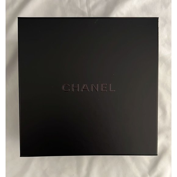 Chanel Gift Empty Box Storage  Black  8.5 x 8.5" x 4" - Picture 1 of 8
